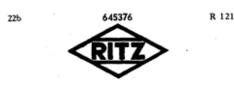 RITZ Logo (DPMA, 26.10.1949)