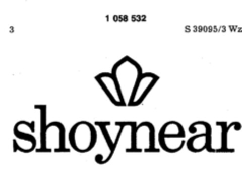 shoynear Logo (DPMA, 12.07.1983)