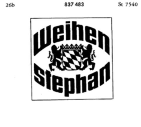 Weihen Stephan Logo (DPMA, 08/02/1966)