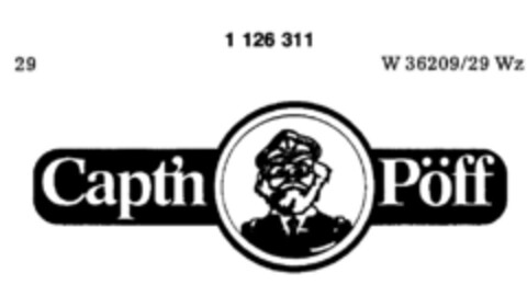 Capt'n Pöff Logo (DPMA, 05/27/1986)