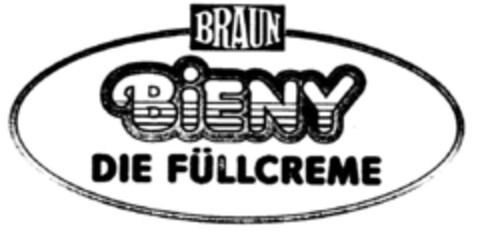 BRAUN BiENY DIE FÜLLCREME Logo (DPMA, 20.07.1990)