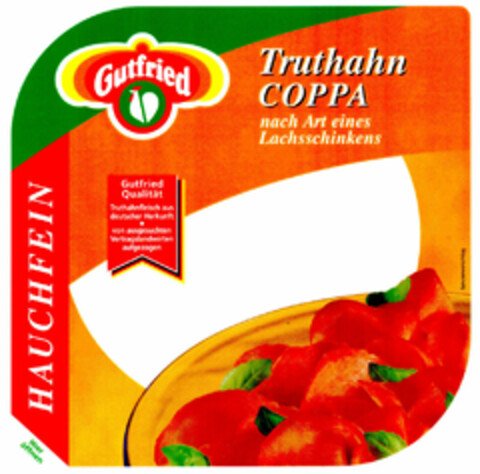 Gutfried Truthahn COPPA nach Art eines Lachsschinkens Logo (DPMA, 26.02.2001)