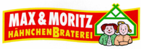 MAX & MORITZ HÄHNCHENBRATEREI Logo (DPMA, 04/09/2001)