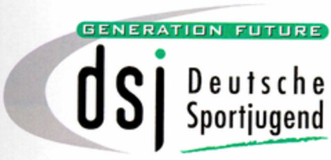 GENERATION FUTURE dsj Deutsche Sportjugend Logo (DPMA, 09/21/2001)