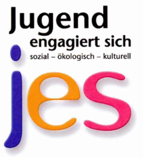 Jugend engagiert sich sozial-ökologisch-kulturell jes Logo (DPMA, 05.12.2001)