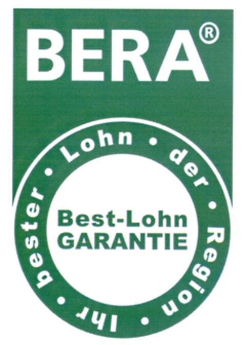 BERA Best-Lohn GARANTIE Logo (DPMA, 13.02.2008)