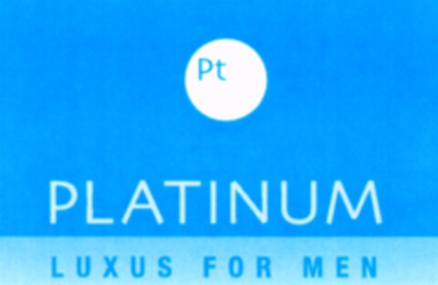 Pt PLATINUM LUXUS FOR MEN Logo (DPMA, 16.06.2008)