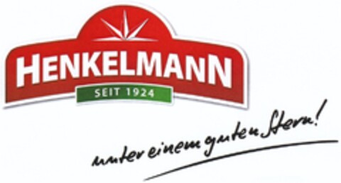 HENKELMANN SEIT 1924 unter einem guten Stern! Logo (DPMA, 08/26/2008)