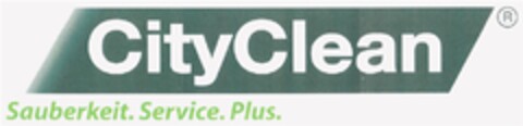 CityClean Sauberkeit.Service.Plus. Logo (DPMA, 07/31/2009)