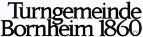 Turngemeinde Bornheim 1860 e.V. Logo (DPMA, 18.11.2009)