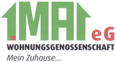 1. MAI eG WOHNUNGSGENOSSENSCHAFT Mein Zuhause... Logo (DPMA, 01/11/2014)