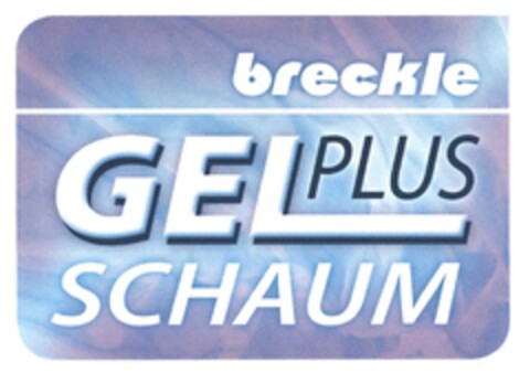 breckle GEL PLUS SCHAUM Logo (DPMA, 29.08.2015)