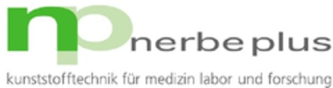 np nerbe plus kunststofftechnik für medizin labor und forschung Logo (DPMA, 27.06.2017)