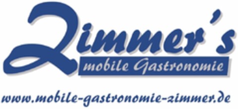 Zimmer`s mobile Gastronomie www.mobile-gastronomie-zimmer.de Logo (DPMA, 15.09.2020)