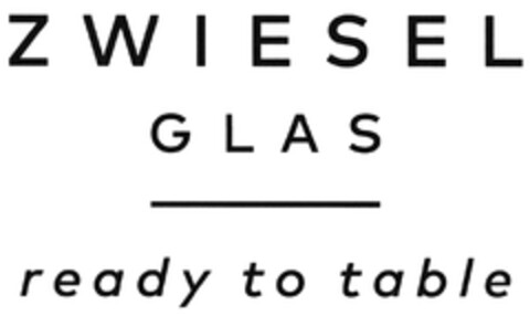 ZWIESEL GLAS ready to table Logo (DPMA, 24.02.2023)