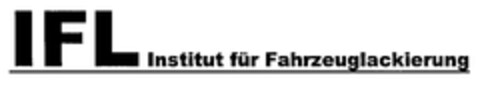 IFL Institut für Fahrzeuglackierung Logo (DPMA, 11/06/2006)