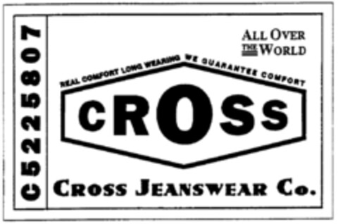 CROSS JEANSWEAR Co. Logo (DPMA, 05.10.1995)