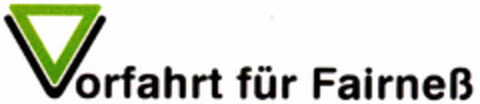 Vorfahrt für Fairneß Logo (DPMA, 13.02.1996)
