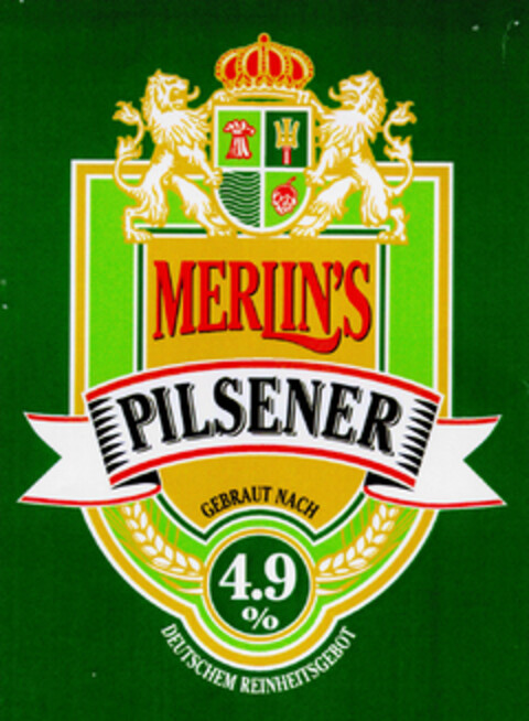 MERLIN'S PILSENER Logo (DPMA, 13.09.1996)