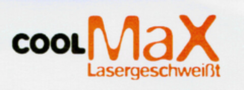 COOLMAX Lasergeschweißt Logo (DPMA, 07.04.1999)