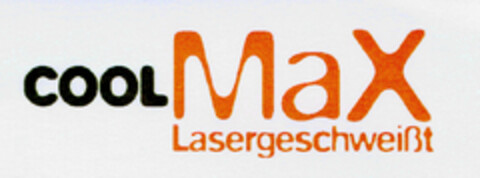 COOLMAX Lasergeschweißt Logo (DPMA, 04/07/1999)