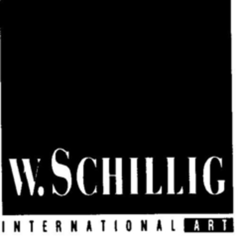 W.SCHILLIG INTERNATIONAL ART Logo (DPMA, 09.07.1999)