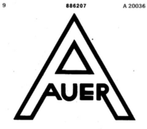 A AUER Logo (DPMA, 14.02.1969)
