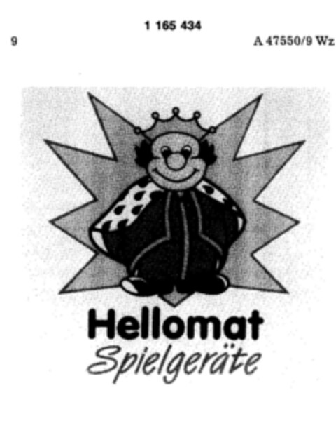 Hellomat Spielgeräte Logo (DPMA, 16.01.1990)