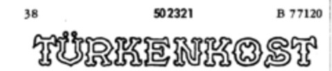 TÜRKENKOST Logo (DPMA, 10.03.1938)