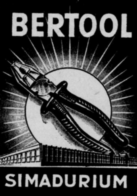 BERTOOL SIMADURIUM Logo (DPMA, 07/19/1938)