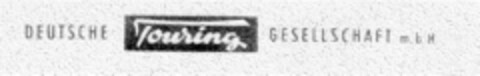 DEUTSCHE Touring GESELLSCHAFT m.b.H. Logo (DPMA, 13.03.1963)