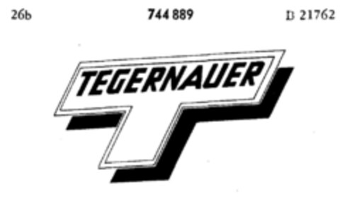 TEGERNAUER Logo (DPMA, 27.01.1960)