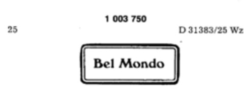 Bel Mondo Logo (DPMA, 08.07.1977)