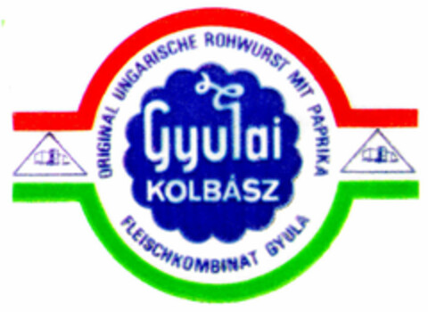 GYULAI KOLBASZ Logo (DPMA, 19.07.1991)