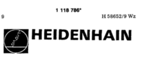 HEIDENHAIN Logo (DPMA, 11/27/1987)