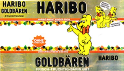 HARIBO MACHT KINDER FROH Logo (DPMA, 23.08.1990)