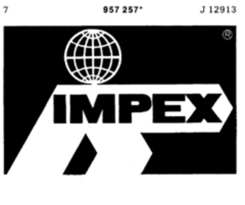 IMPEX Logo (DPMA, 27.10.1976)