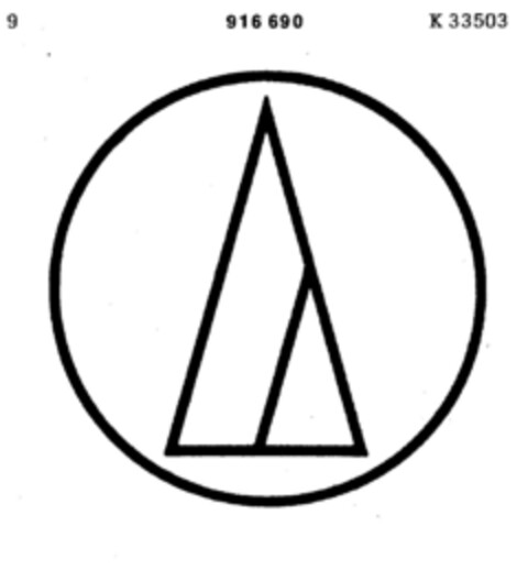 916690 Logo (DPMA, 28.07.1972)
