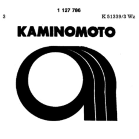 KAMINOMOTO Logo (DPMA, 06/22/1987)