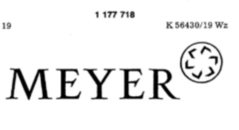 MEYER Logo (DPMA, 05.07.1990)