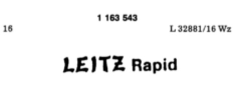 LEITZ Rapid Logo (DPMA, 14.11.1989)