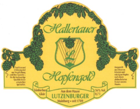 Hallertauer Hopfengold Logo (DPMA, 02.07.1993)