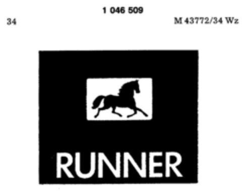 RUNNER Logo (DPMA, 13.10.1977)