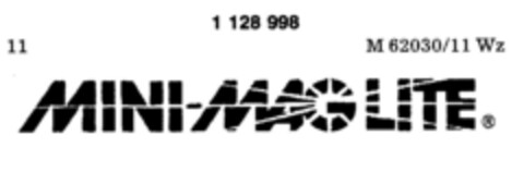 MINI-MAG LITE Logo (DPMA, 29.12.1987)