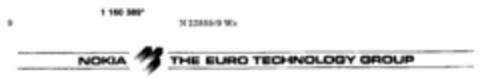 NOKIA THE EURO TECHNOLOGY GROUP Logo (DPMA, 02.02.1990)