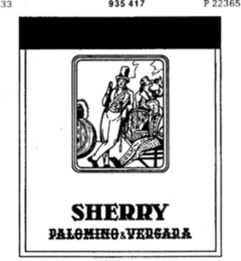 SHERRY PALOMINO & VERGARA Logo (DPMA, 09/02/1974)