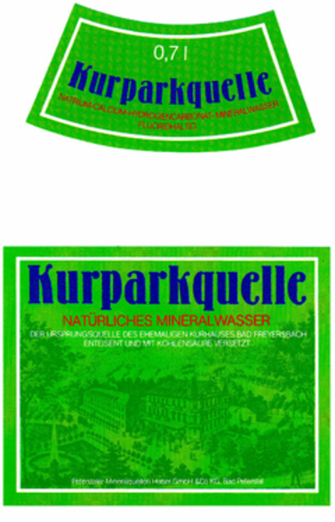 Kurparkquelle Logo (DPMA, 21.03.1985)