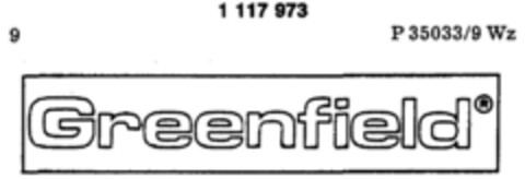 Greenfield Logo (DPMA, 30.03.1987)