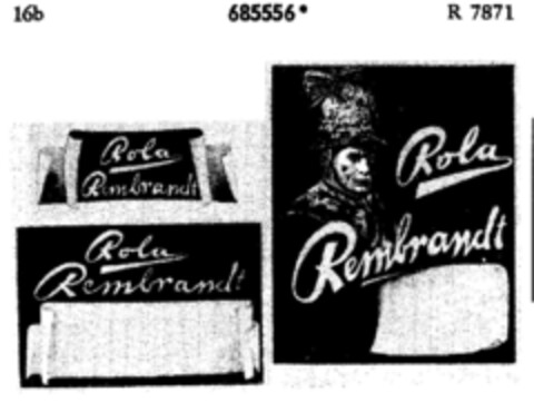 Rola Rembrandt Logo (DPMA, 29.04.1955)