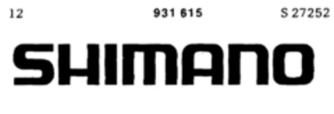 SHIMANO Logo (DPMA, 15.10.1973)